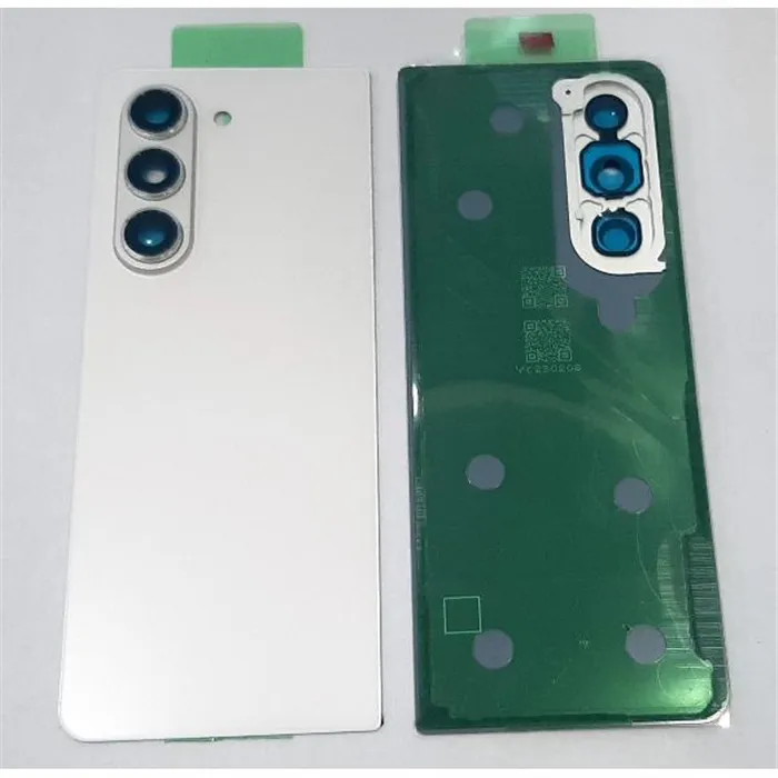 Tapa trasera o tapa bateria blanca para Samsung Galaxy Z Fold 5 F946 5G mas cubierta camara