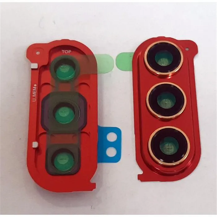 Cubierta camara roja para Samsung Galaxy Z Fold 5 F946 calidad premium
