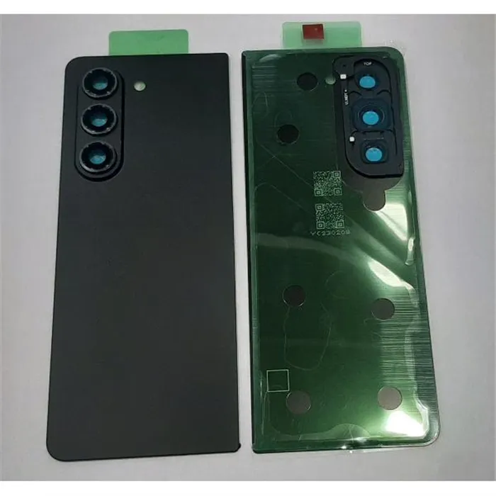 Tapa trasera o tapa bateria negra para Samsung Galaxy Z Fold 5 F946 5G mas cubierta camara