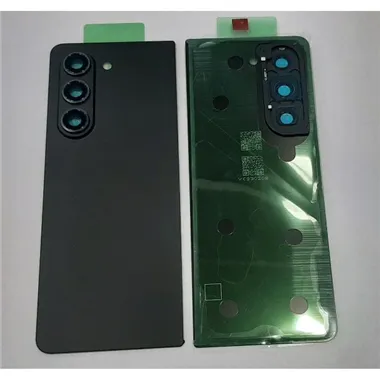 Tapa trasera o tapa bateria negra para Samsung Galaxy Z Fold 5 F946 5G mas cubierta camara