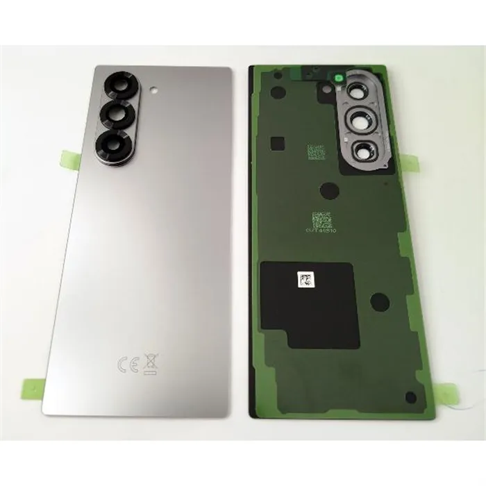 Tapa trasera o tapa bateria plata para Samsung Galaxy Z Fold6 SM-F956B GH82-35086A Service Pack