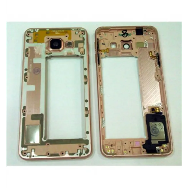 Samsung Galaxy A3 2016 A3100 A310F carcasa central o marco rosa premium