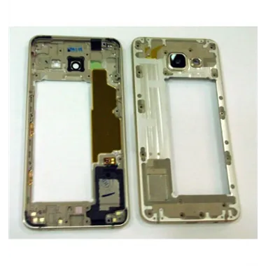 Samsung Galaxy A3 2016 A3100 A310F carcasa central o marco dorado premium