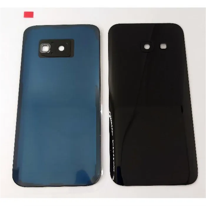 Tapa trasera o tapa bateria negra para Samsung Galaxy A3 2017 A320F con lente de camara