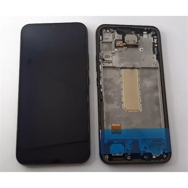Pantalla lcd para Samsung Galaxy A34 5G A346B GH82-31200A GH82-31201A mas tactil negro mas marco negro Service Pack