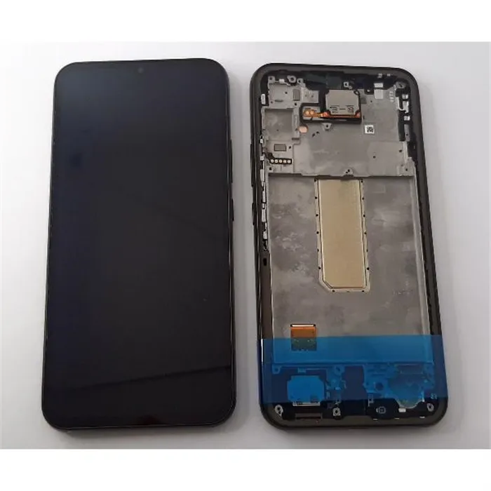 Pantalla lcd para Samsung Galaxy A34 5G A346B GH82-31200A GH82-31201A mas tactil negro mas marco negro Service Pack