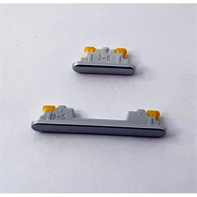 Set 2 botones blancos para Samsung Galaxy A34 5G A346B calidad premium