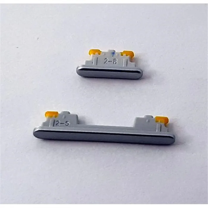 Set 2 botones blancos para Samsung Galaxy A34 5G A346B calidad premium