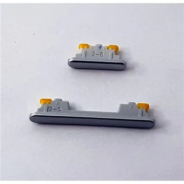 Set 2 botones blancos para Samsung Galaxy A34 5G A346B calidad premium