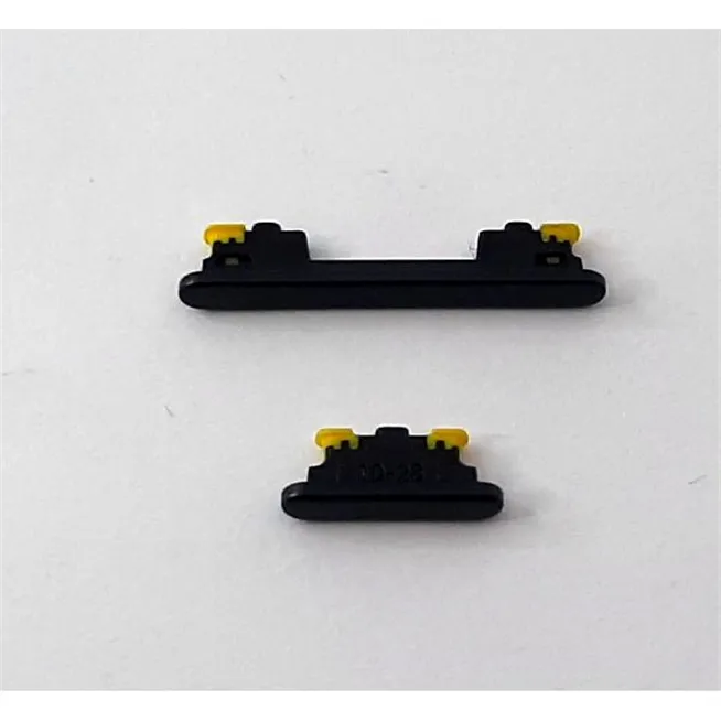 Set 2 botones negros para Samsung Galaxy A34 5G A346B calidad premium
