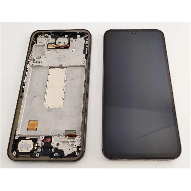 Pantalla lcd para Samsung Galaxy A34 5G SM-A346B GH82-31201A mas tactil negro mas marco negro Service Pack