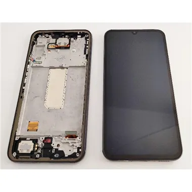 Pantalla lcd para Samsung Galaxy A34 5G SM-A346B GH82-31201A mas tactil negro mas marco negro Service Pack