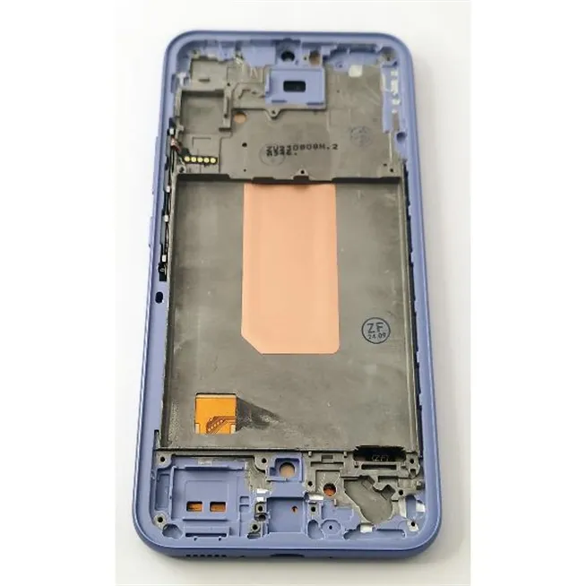 Pantalla lcd para Samsung Galaxy A34 5G A346 mas tactil negro con marco morado calidad TFT