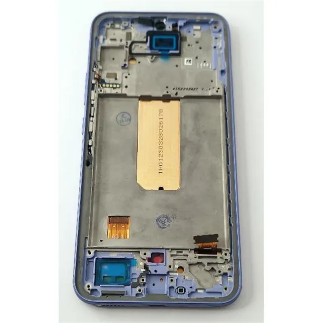 Pantalla lcd para Samsung Galaxy A34 5G A346 mas tactil negro con marco morado calidad Oled