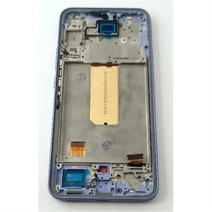 Pantalla lcd para Samsung Galaxy A34 5G A346 mas tactil negro con marco morado calidad Oled