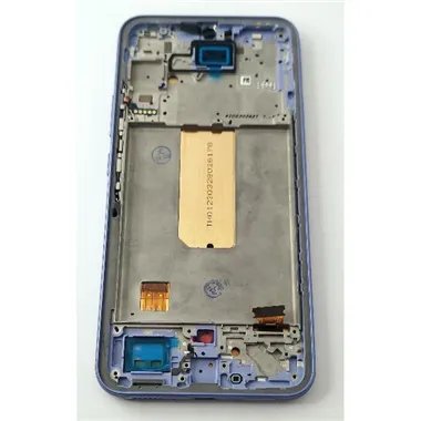 Pantalla lcd para Samsung Galaxy A34 5G A346 mas tactil negro con marco morado calidad Oled
