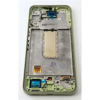 Pantalla lcd para Samsung Galaxy A34 5G A346 mas tactil negro con marco verde calidad Oled