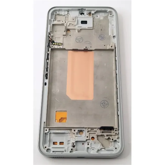 Pantalla lcd para Samsung Galaxy A34 5G A346 mas tactil negro con marco plata calidad TFT