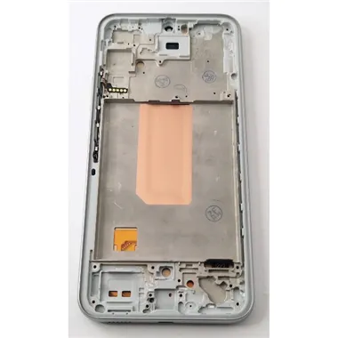 Pantalla lcd para Samsung Galaxy A34 5G A346 mas tactil negro con marco plata calidad TFT