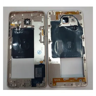 Samsung Galaxy A5 2016 A510F carcasa central o marco dorado orginal