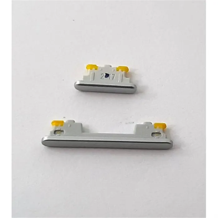 Set 2 botones plata para Samsung Galaxy A54 5G A546B calidad premium