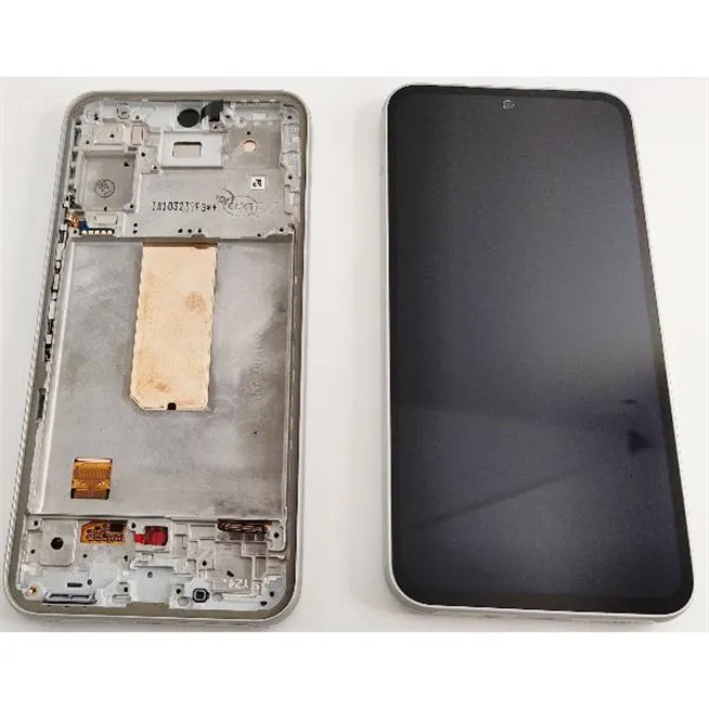 Pantalla lcd para Samsung Galaxy A54 5G A546B GH82-31231B mas tcatil negro mas marco plata Service Pack