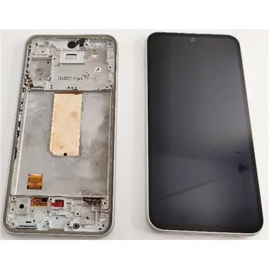 Pantalla lcd para Samsung Galaxy A54 5G A546B GH82-31231B mas tcatil negro mas marco plata Service Pack