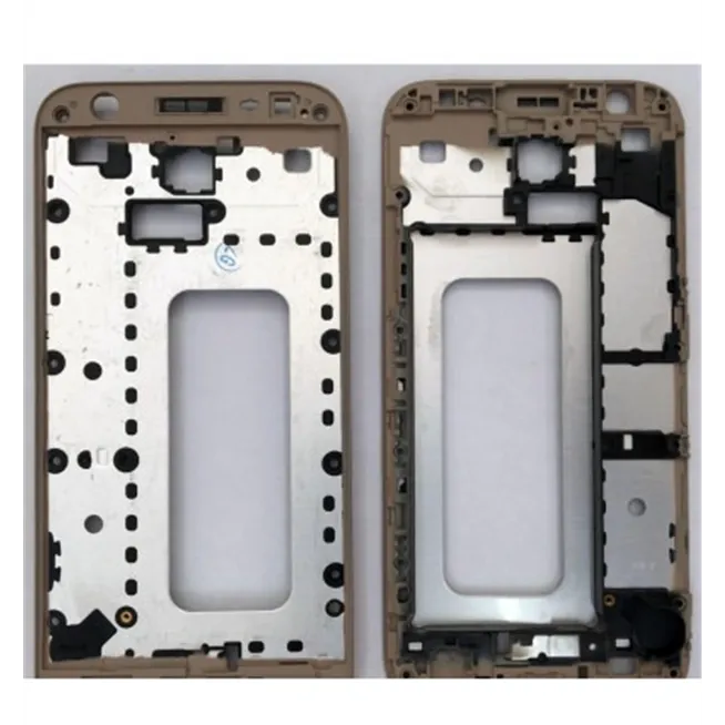 Samsung Galaxy J3 2017 J330F carcasa central o marco dorado premium