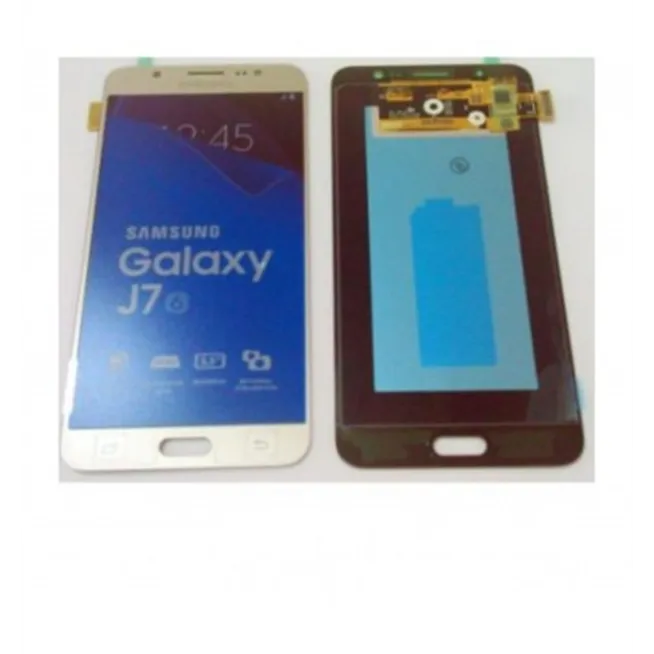 Samsung Galaxy J7 (2016) J710FN pantalla lcd + táctil dorado premium Service Pack