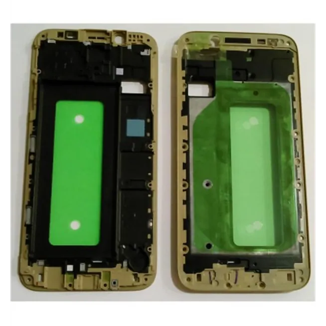 Samsung Galaxy J7 2017 J730 carcasa central o marco dorado premium