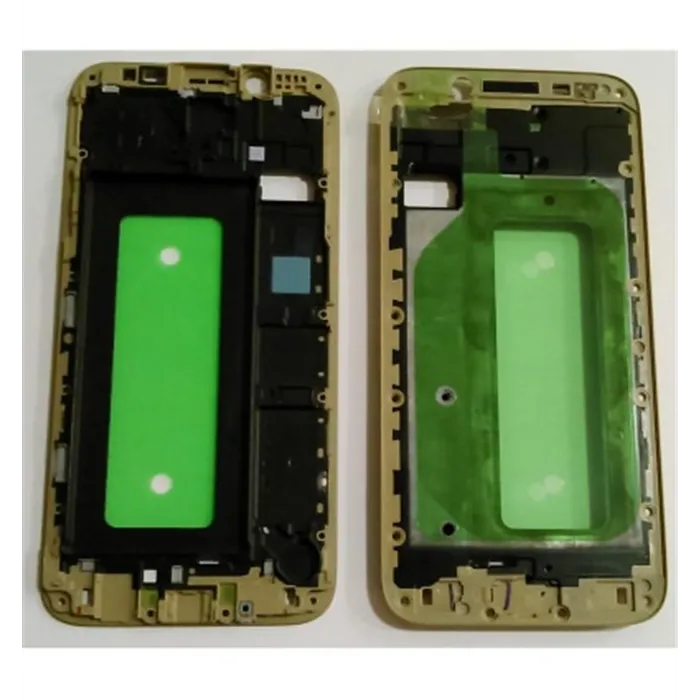 Samsung Galaxy J7 2017 J730 carcasa central o marco dorado premium