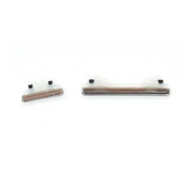 Set 2 botones platas para Samsung Galaxy S20 FE 4G SM-G780B G780B G780 calidad premium