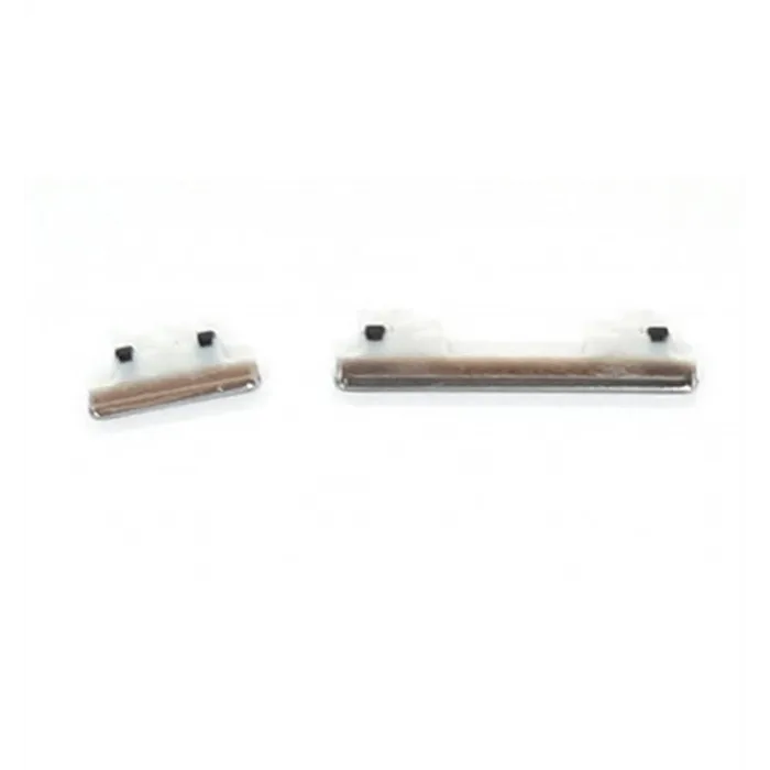Set 2 botones platas para Samsung Galaxy S20 FE 4G SM-G780B G780B G780 calidad premium