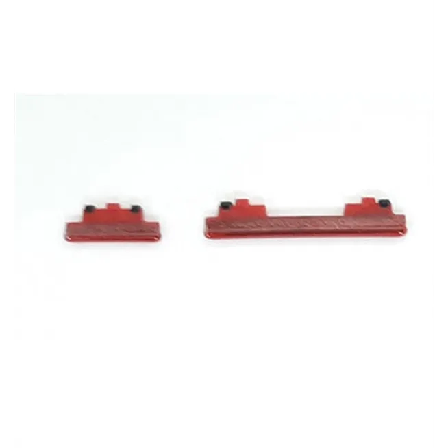 Set 2 botones rojos para Samsung Galaxy S20 FE 4G SM-G780B G780B G780 calidad premium