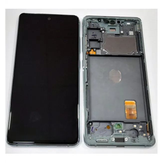 Pantalla lcd para Samsung Galaxy S20 FE 4G SM-G780 S20 FE 5G SM-G781  mas tactil negro mas marco Cloud Mint Premium
