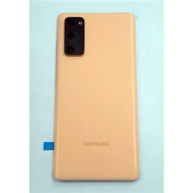 Tapa trasera o tapa bateria naranja para Samsung Galaxy S20 FE 5G SM-G781 GH82-24223F Service Pack