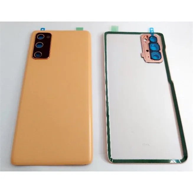 Tapa trasera o tapa bateria naranja para Samsung Galaxy S20 FE 4G G780F / S20 FE 5G G781F mas cubierta camara