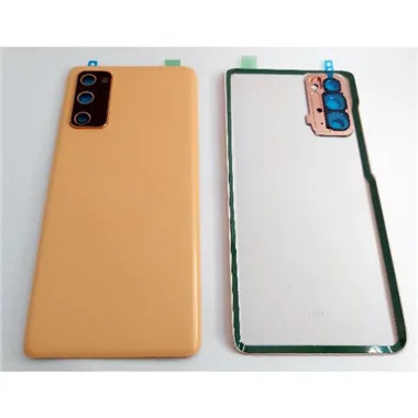 Tapa trasera o tapa bateria naranja para Samsung Galaxy S20 FE 4G G780F / S20 FE 5G G781F mas cubierta camara