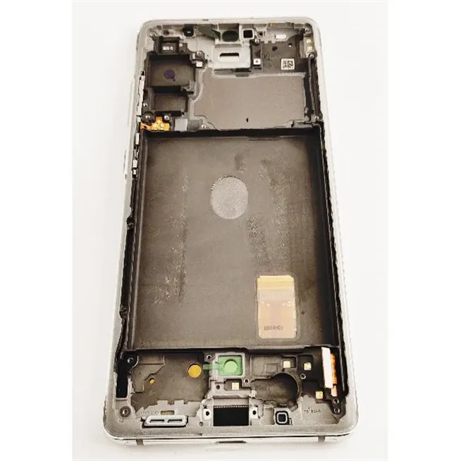 Pantalla LCD mas tactil negro para Samsung galaxy S20 FE 4G 5G SM-G780F GH82-24220B mas marco blanco service pack
