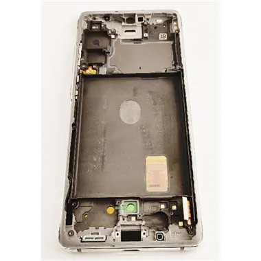 Pantalla LCD mas tactil negro para Samsung galaxy S20 FE 4G 5G SM-G780F GH82-24220B mas marco blanco service pack