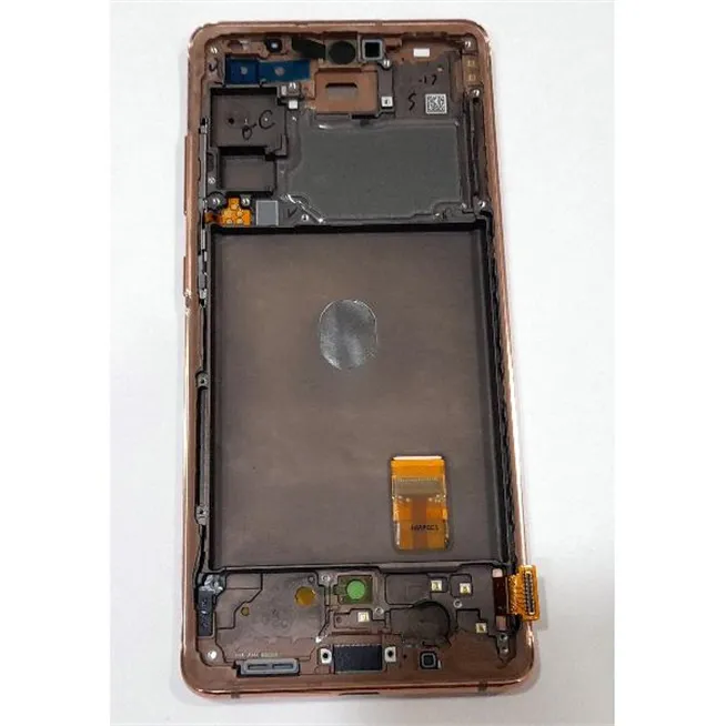 Pantalla lcd para Samsung Galaxy S20 FE 4G SM-G780 S20 FE 5G SM-G781 mas tactil negro mas marco Cloud Orange