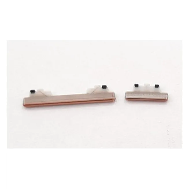 Set 2 botones dorados para Samsung Galaxy S20 FE 4G SM-G780B G780B G780 calidad premium