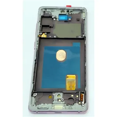 Pantalla lcd para Samsung Galaxy S20 FE 5G G781F S20 FE 4G G780F mas tactil negro con marco morado calidad premium