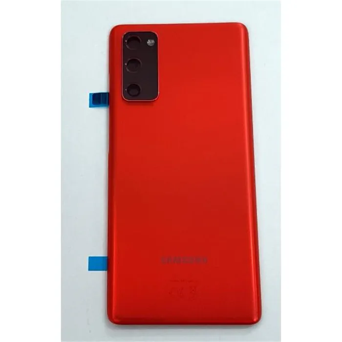Tapa trasera o tapa bateria roja para Samsung Galaxy S20 FE 5G SM-G781 GH82-24223E Service Pack