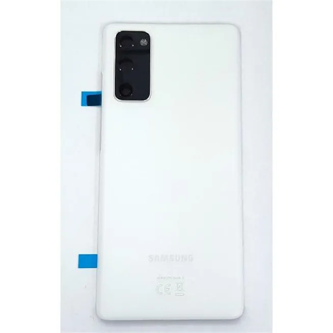 Tapa trasera o tapa bateria blanca para Samsung Galaxy S20 FE 5G SM-G781 GH82-24223B Service Pack