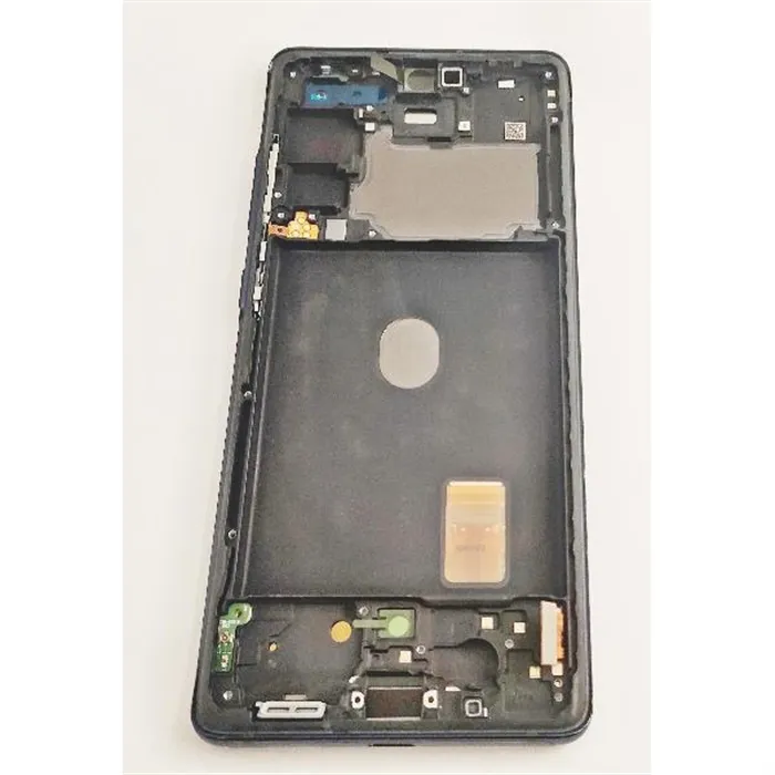 Pantalla LCD mas tactil negro para Samsung Galaxy S20 FE 4G 5G SM-G780F GH82-24214A mas marco azul service pack
