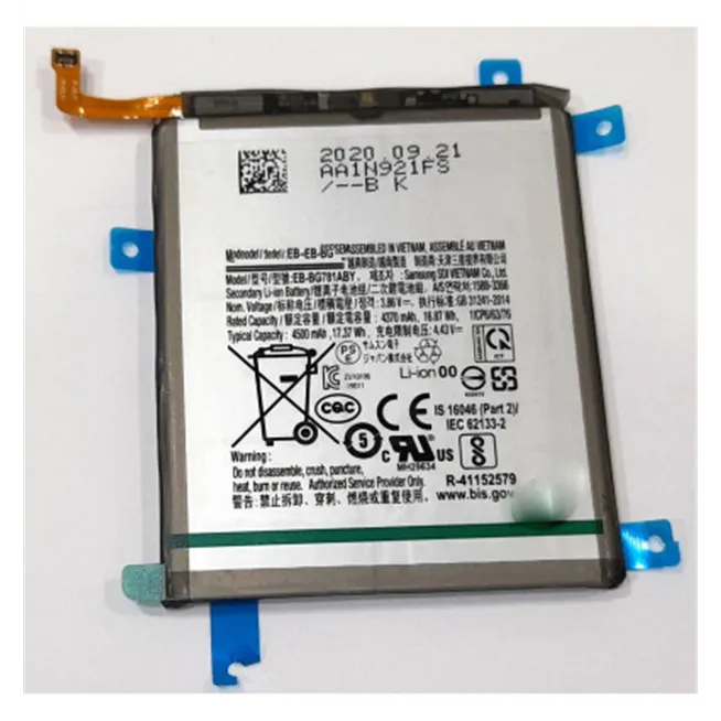 Bateria EB-BG781ABY para Samsung S20 FE S20 FE 5G SM-G780B G780B G780 4500mAh