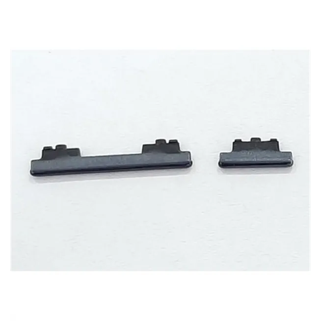 Set 2 botones negros para Samsung Galaxy S20 FE 4G SM-G780B G780B G780 calidad premium
