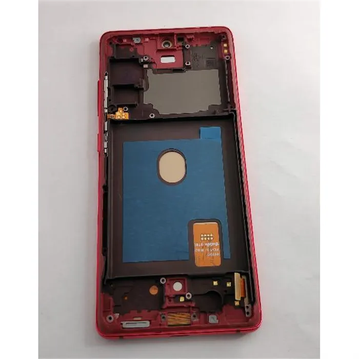 Pantalla TFT para Samsung Galaxy S20 FE 4G SM-G780 S20 FE 5G SM-G781 mas tactil negro mas marco rojo compatible