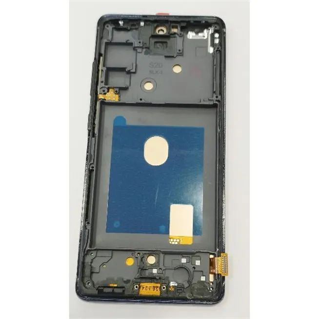 Pantalla TFT para Samsung Galaxy S20 FE 4G SM-G780 S20 FE 5G SM-G781 mas tactil negro mas marco azul oscuro compati